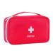 NB Medicine Bag Travel First Aid Bag Caregiver Bag for Families First Aid Bag Emergency Bag Red