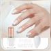 Nail Polish Set White & Pink Quick Dry Nail Varnish Chip-resistant Oil-Based French Tip Manicure Nail Polish Set Classic White Pink Nail Polish for DIY Nail Art No Need Cure - Buy Online on GoSupps.com