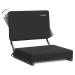 OSPORTIS Stadium Seats for Bleachers, Bleacher Seats with Padded Active Foam Backs and Cushion, Portable Stadium Seats with Back Support and Shoulder Strap BLACK 1