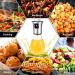 Miiepls Glass Oil Sprayer Bottle Vinegar and Oil Sprayer Vinegar Sprayer Set Oil Sprayer for Hot Air Fryer Oil Sprayer for Cooking Oil for BBQ Cooking Salads Baking Picnic and Grilling 100 ml - Buy Online on GoSupps.com