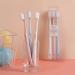 3-Part Macaron Toothbrush Set - Soft Bristle Family Pack with Protective Covers for Adults & Kids | Travel-Friendly Care Tools - Buy Online on GoSupps.com