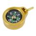 MecArmy CMP Titanium/Brass Grade Compass, Teardrop Shaped Survival Compass, Waterproof IPX5 Hiking Compass, Handheld Compass Easy to Recognize Direction