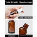 Furuising 6-Piece Glass Nasal Spray Bottle Set - 10ml Reusable Brown Bottles for Perfume Essential Oils & Saline Solution with Labels & Nozzles - Buy Online on GoSupps.com