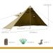 OneTigris TENTSFORMER Raincoat Bushcraft Poncho Tent - Waterproof Multiuse Rain Cover in Coyote Brown - Buy Online on GoSupps.com