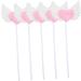 ibasenice Cake Picks 10 Pcs Love Plug-in Fruit Drinks 50 and Fabulous Birthday Decorations Bridal Shower Heart Decor Engagement Dessert Topper Fruit Cakes Birthday Cake Bride Cloth Wing - Buy Online on GoSupps.com