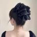 LONGLUAN Bow Bubble Clips Chiffon Silk Bubble Bow Hair Claw Jaw Clip Layered Bubble Mesh Tulle Fluffy Hair Clips Large Claw Clips for Thick Hair (2pcs-B) - Buy Online on GoSupps.com