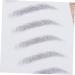 Angoily Artificial Eyebrow 4 Pcs 3d Eyebrow Stickers Makeup Eyebrow Transfer Soap Tin Imitation Eyebrow 6d Template Water Proof - Buy Online on GoSupps.com
