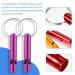 Aluminum Alloy Sport Pipe & 21 Emergency Whistles with Key Rings - Perfect for Sports Hiking Camping & Referees - Buy Online on GoSupps.com