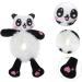 minkissy Giant Panda Head Rope Cute Animal Scrunchies Faux Fur Hair Scrunchies Women Hair Accessories Cute Panda Hair Tie Elastic Hair Ties Black Scrunchies Fabric Elasticity Miss Headgear - Buy Online on GoSupps.com