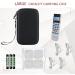 BOVKE Hard EVA Travel Case for YK15AB EMS TENS Unit | Muscle Stimulator & Electronic Pulse Massager Case | Extra Room for Battery Wires Pads & Gel - Black - Buy Online on GoSupps.com