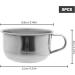 Premium 5PC Stainless Steel Razor Cup & Bowl Set | 4.3x2in Shaving Cup with Handle for Home & Barber Shop - Buy Online on GoSupps.com