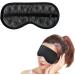 Buy Magnetic Far Infrared Sleeping Mask - Adjustable Eye Patch & Therapy Eye Pillow for Travel & Naps - Black Blindfold Eye Shade - Buy Online on GoSupps.com
