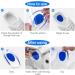 Acwoo Heel Spur Inserts - Soft Gel Insoles for Men & Women | Heel Cushion & Orthopedic Heel Pillow for Achilles Tendon Support (Size 35-39) - Buy Online on GoSupps.com