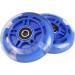 Gladeer 3-Wheeled Scooter Rear Wheels 80mm 2-Pack with Light Up feature - Inline Skate Replacement Wheels w/Bearings (Blue) - Buy Online on GoSupps.com