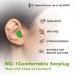 Acousdea Reusable Moldable Silicone Ear Plugs - Waterproof & Noise Cancelling (40 dBSPL) - Green | Ideal for Sleeping, Snoring, Swimming, Studying, Working - Includes Carry Case | 1 Pair - Buy Online on GoSupps.com