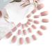Shop Bohend Matt Long Oval False Nail Tips - Pink Press On Nails for Daily Wear & Parties | Perfect for Women & Girls - Buy Online on GoSupps.com