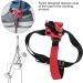 Jeanoko 7075 Aviation Aluminum Climbing Swimming Clamp - Adjustable Foot Stowing Clamp for Right Foot (Red) - International Shipping Available - Buy Online on GoSupps.com