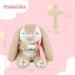 Prayer Bunny Soft Toy with Wooden Cross | Perfect Baptism Gift for Newborns | 21.6 cm Pink Comfort for Boys & Girls - Buy Online on GoSupps.com