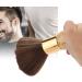 Barber Brush Soft Neck Brush Portable Hairdressing Brushes for Barbers and Hairdressers(Wood color) - Buy Online on GoSupps.com