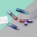 10ml Roll On Bottle Set - 10Pcs Gradient Glass Vials with Funnels & Droppers for Essential Oils & Perfumes | Purple & Blue Gradient - Buy Online on GoSupps.com