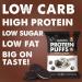 Shrewd Food Protein Puffs - Low Carb, High Protein Cookies & Cream Snacks (8 Pack) - Gluten Free, Soy Free, Nut Free - Buy Online on GoSupps.com