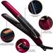Flat Iron Hair Straightener & Curler 2 in 1 - Fast Heat Up Ceramic Coating LCD Display - Professional Styling Tool for Shinier Smoother Hair - Buy Online on GoSupps.com