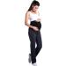 Zeta Ville Women's Pregnancy Pants | 3 Leg Lengths | Graphite | Size 8-10 Medium | Style 691c - Buy Online on GoSupps.com