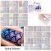 Xmasir 24 Sheets(Small 144 Pieces) Nail Vinyls Nail Stencil Sticker Set for Nail Art Stickers Tips Decals Nail Transfer Guide Template 36 Designs