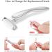 I B N G Jade Face Roller | Facial Tools for Women | 3 Interchangeable Heads | Skin Care & Massage Beauty Tools - Buy Online on GoSupps.com