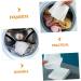 Alipis 360 Pcs Anti-Cross-Dyeing Absorbing Film Dye Trapping Paper Laundry Anti Dyed Cloth Washer Machine Cleaner Grabber Color Savers Anti-Dyed Cloth White Simple Absorbent Paper Whitex5pcs 28X11CMx5pcs - Buy Online on GoSupps.com