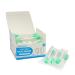 Argomax oral sponges swab 50 pcs oral care sponge cleaning mouth swab oral hygiene swimming mouthpiece tabular cotton swab oral care foam foam for oral hygiene cyan.50 pieces jagged cyan