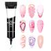 5D Nail Sculpting Gel - Clear Nail Sculpting Gel Clear Manicure Supplies for Beginners Women and Events