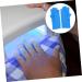 PLAFOPE 2 Pairs Nail Gloves Fingerless Gloves para U as Nails Shield Glove Nail Dryer Anti Glove Gel Nail Glove Hand Cover Glove Manicures Glove Sun Glove Tool Elastic Spandex - Buy Online on GoSupps.com