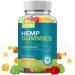 Hemp Gummies High Potency Extra Strength Hemp Oil Extract Organic Edible Gummy Supplement for Adult Gummy for Sleep Anxiety Pain