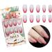 French Style Beveled Short Coffin Nails Red Ballerina Press on Nails - Buy Online on GoSupps.com