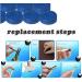 KECHIO 13mm Pool Billiard Cue Tips - Blue Snooker Cue Tips - Buy Online on GoSupps.com