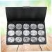 Healvian 3pcs 15 Empty Cosmetic Case Eyeshadow Palette Estuche De Maquillaje Cosmetic Cases for Traveling 1 count (Pack of 1) Silverx3pcs - Buy Online on GoSupps.com