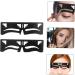 DOITOOL 4 Pcs Eyebrow Ruler Eyebrow Measurement Stencil Eyebrow Measuring Tool Eyebrow Trimming Template - Buy Online on GoSupps.com