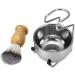 LCKJLJ Mens Wet Shaving Set | Badger Hair Brush & Stainless Steel Stand | Premium Razor Holder & Salon Tools - Buy Online on GoSupps.com