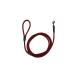 Leash - rope leash with hand loop Basic 10mm 27 colours 7 lengths (3.00 m Bordeaux) 3.00 m burgundy