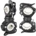 Vonpri 2 Pack Bicycle Mount Flashlight Holder - 360 Rotation Torch Clip Bracket - Buy Online on GoSupps.com