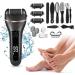 Premium Electric Foot Callus Remover Kit - 18 Pieces for Smooth Feet | Electric Pedicure Dead Skin & Callous Remover Tool (Black - Buy Online on GoSupps.com
