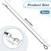 2 Pack Chew Proof Dog Leash Extension Metal Cable Lead Non-Tangle Connect Leash for Any Leash Heavy Duty Dog Leash Extender for Collar & Harness (Black+Blue) - Buy Online on GoSupps.com