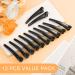 12 Hair Sectioning Clips Duckbill Hair Clips Bangs Hair Clips Makeup Hairdresser Clips Professional Hairdresser Clips for Salon Styling & Care Hair Dying Accessories Black - Buy Online on GoSupps.com