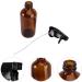 Buy Lurrose 250ml Empty Brown Glass Spray Bottles - Refillable Container for Beauty Hair Essential Oils Water & Cleaning - International Shipping Available - Buy Online on GoSupps.com