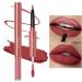 Lip Liner and Liquid Lipstick Set - 2-in-1 Vegan & Cruelty-Free Formula - Highly Pigmented & Easy to Color - Shaping Lip Liner Set for Women and Girls (03#) - Buy Online on GoSupps.com