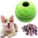 Feixun Dog Treat Toy Ball Dog Rubber Food Ball Interactive Dog Toy Pack of 2(1*Blue+1*Green) 8.1cm - Buy Online on GoSupps.com