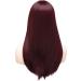 BESTUNG 20 Dark Red Ombre Wig for Women - Synthetic Natural Fashion Hair with Bangs for Cosplay or Daily Life (Burgundy) - Buy Online on GoSupps.com
