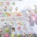 2 Sheets Cute Cartoon 5D Kawaii Nail Stickers for Women, Girls & Kids - Self Adhesive Anime Decals for Nail Art - Buy Online on GoSupps.com