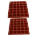 Zerodeko Silicone Gummy Molds Ice Mold 2pcs Chocolate Mold Silica Gel Baking Mold Candy Silicone Ice Trays Letter Silicone Molds